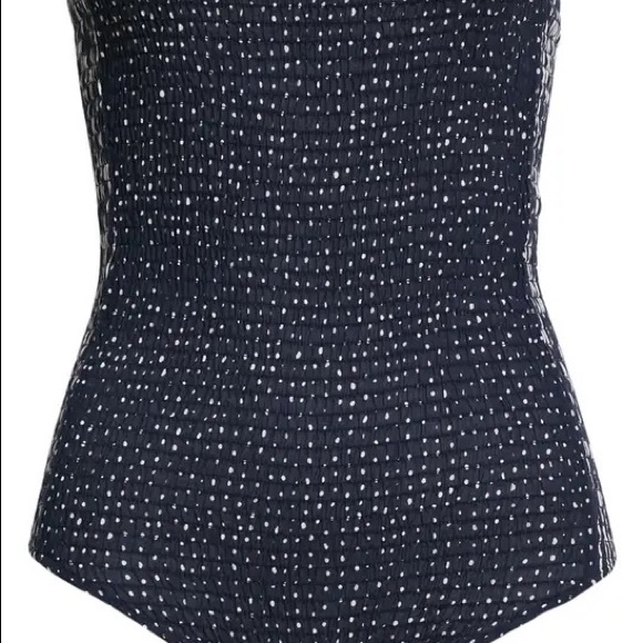 NWT Rag & Bone blue multi Aster Bodysuit in size 2. Brand new and never worn. - Picture 4 of 7